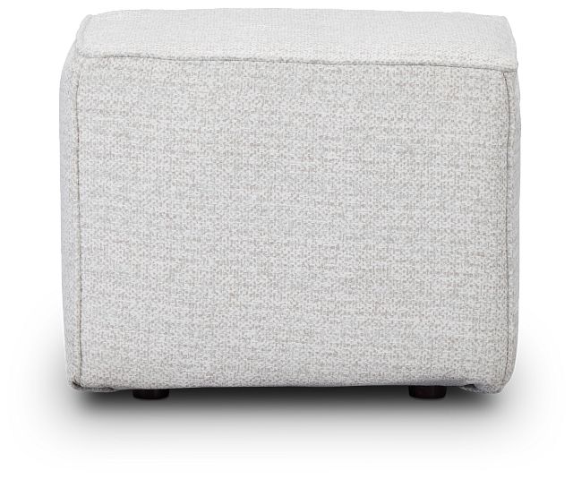 Zeta Light Blue Accent Pouf