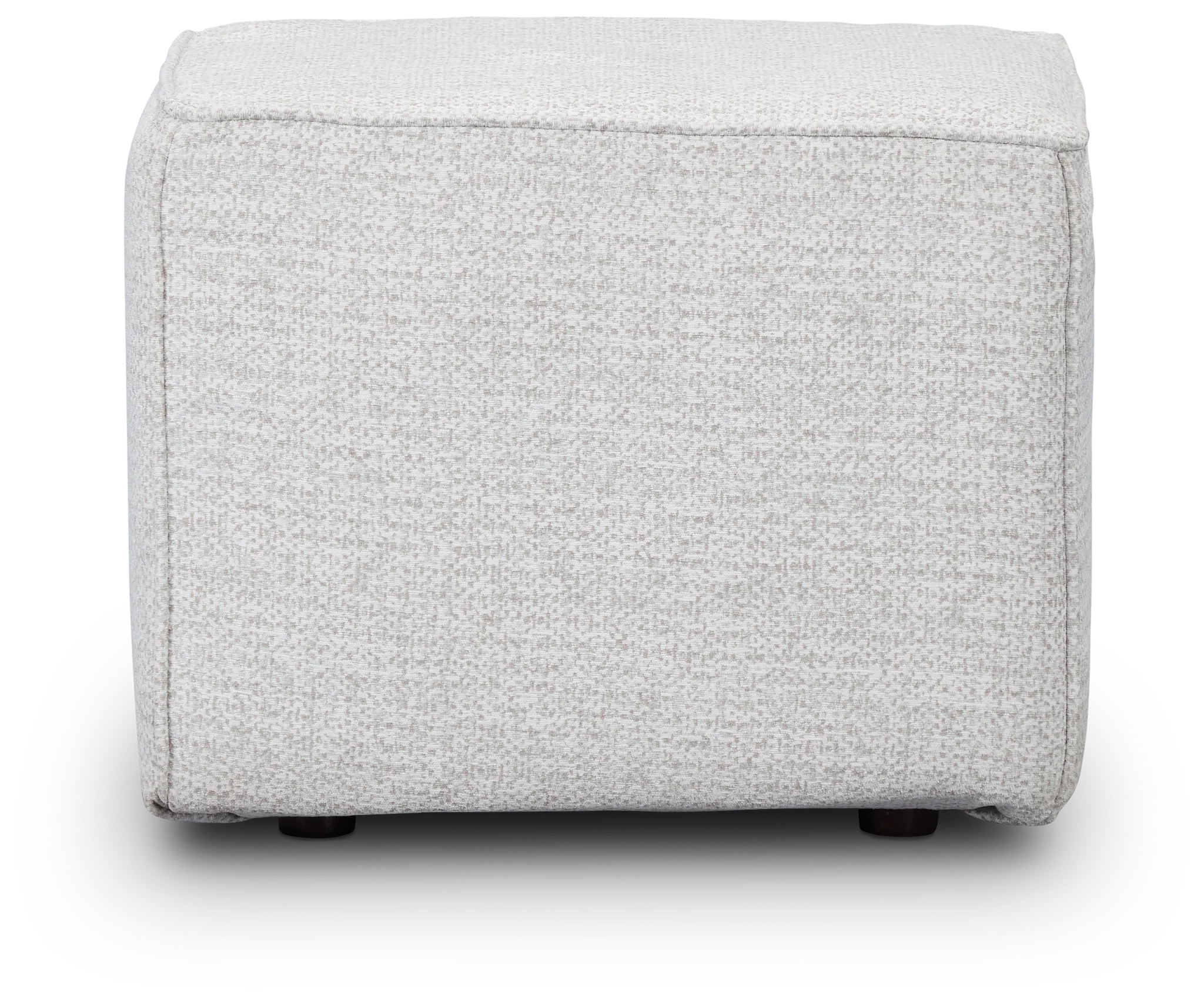 Zeta Light Blue Accent Pouf