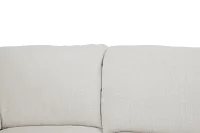 Veronica White Down Small Right Chaise Sectional