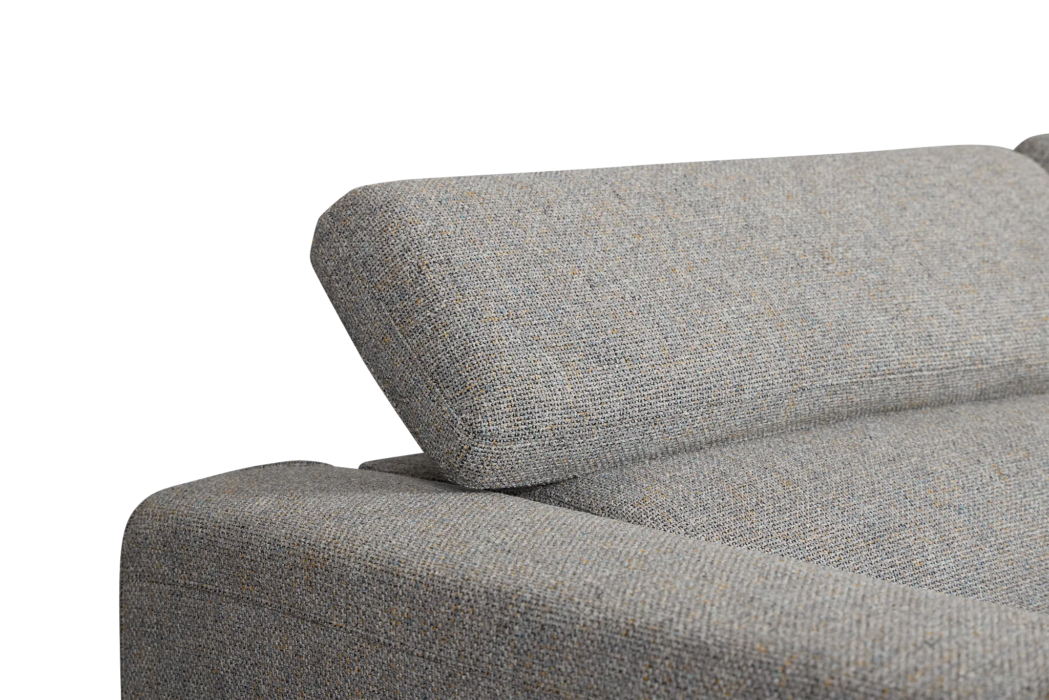 Alina Dark Gray Fabric Right Chaise Sectional