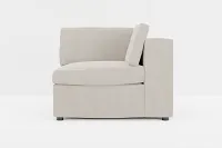 Destin Revenue Beige Fabric Corner Chair