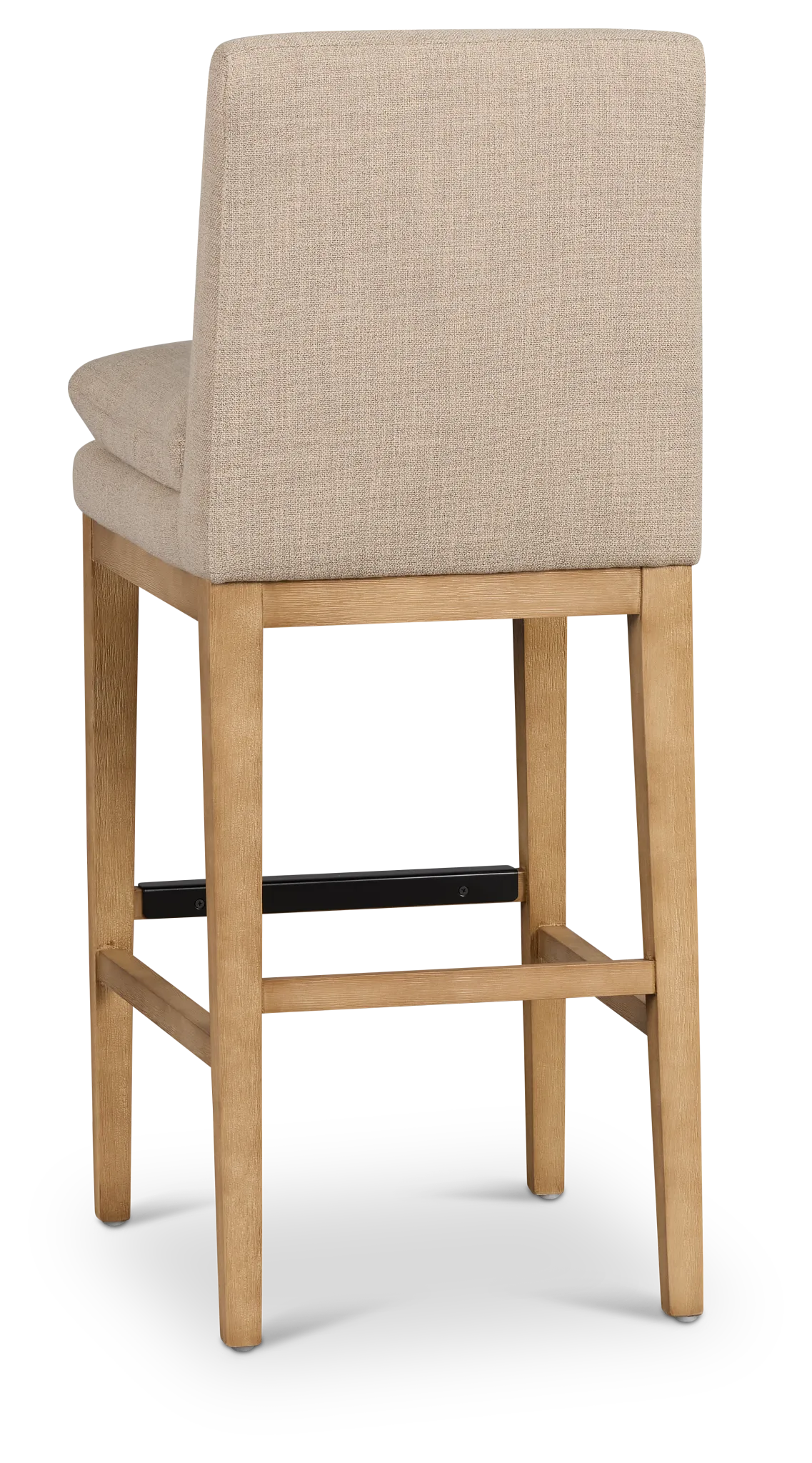 Willow Light Beige Fabric 30" Upholstered Barstool