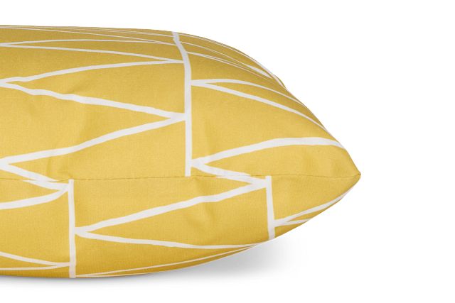Terrain Yellow 20" Indoor/outdoor Accent Pillow