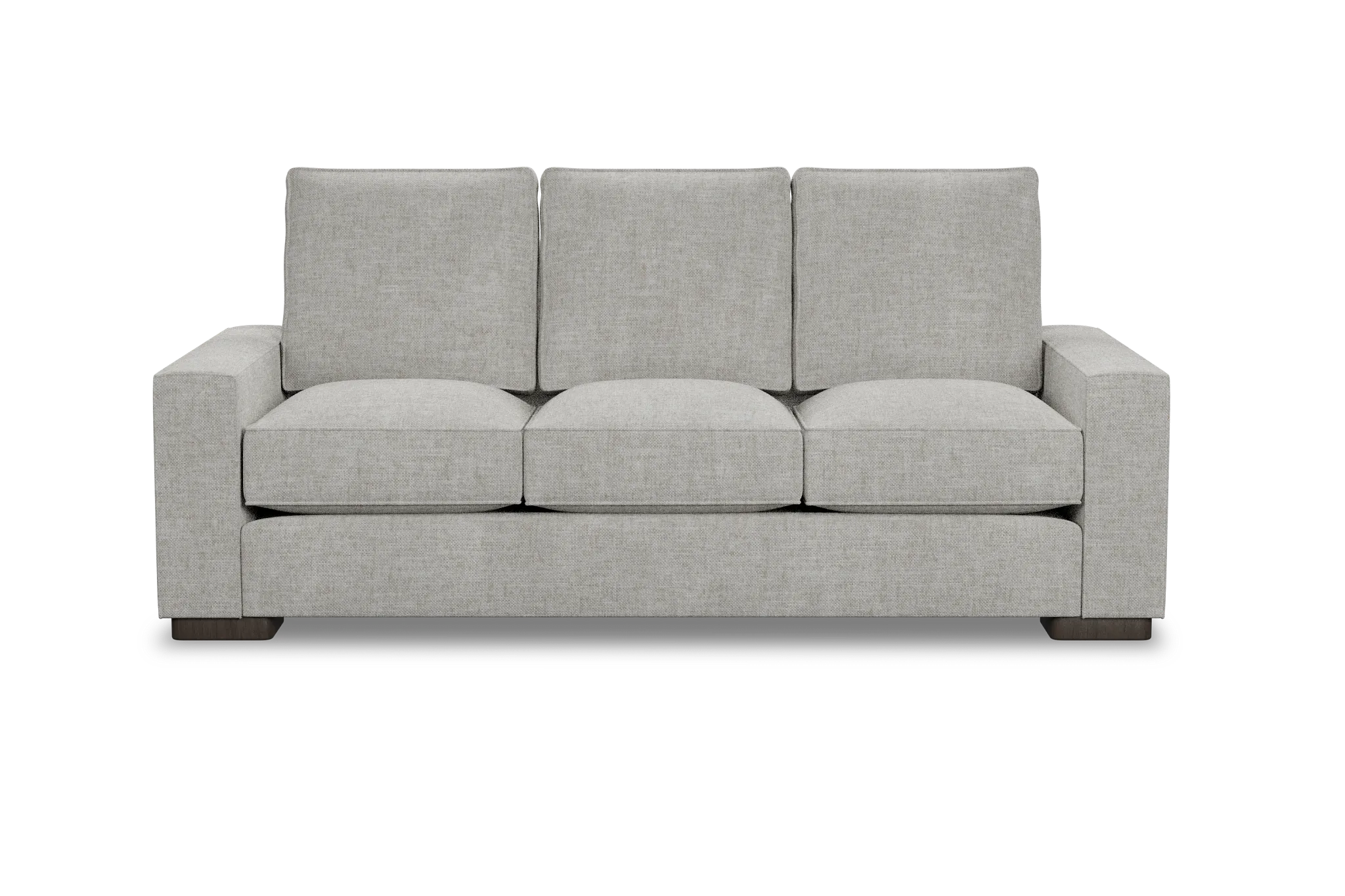 Edgewater Elevation Khaki 84" Sofa W/ 3 Cushions