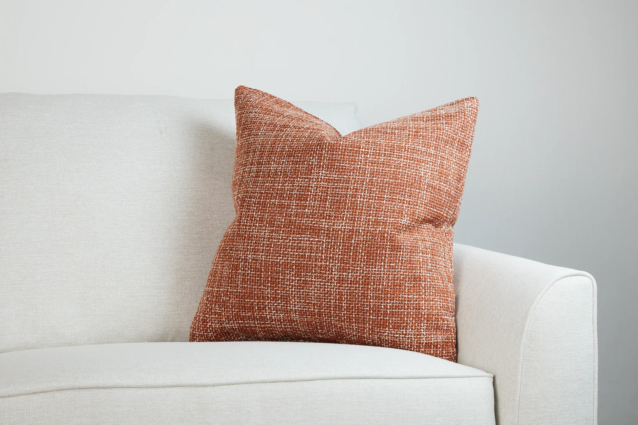 Sutt Orange 22" Accent Pillow