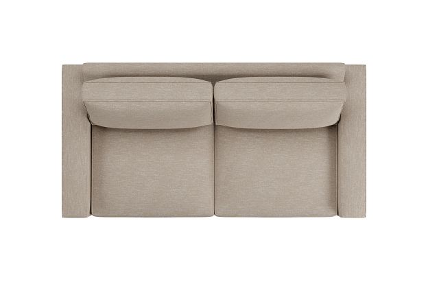 Edgewater Victory Taupe 84" Sofa W/ 2 Cushions