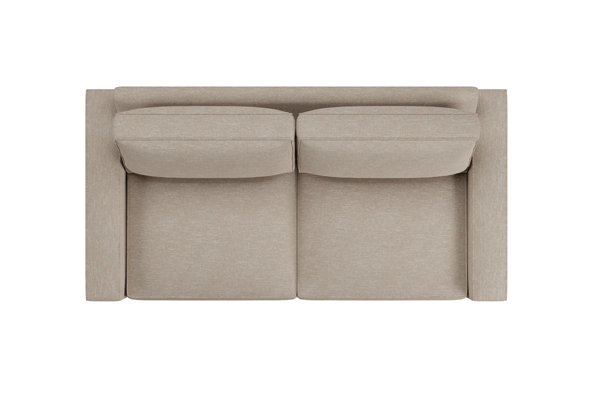 Edgewater Victory Taupe 84" Sofa W/ 2 Cushions