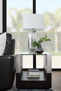 Remus Dark Tone Square End Table