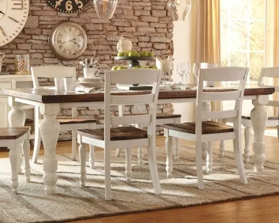 Marsilona Two-tone Rectangular Table