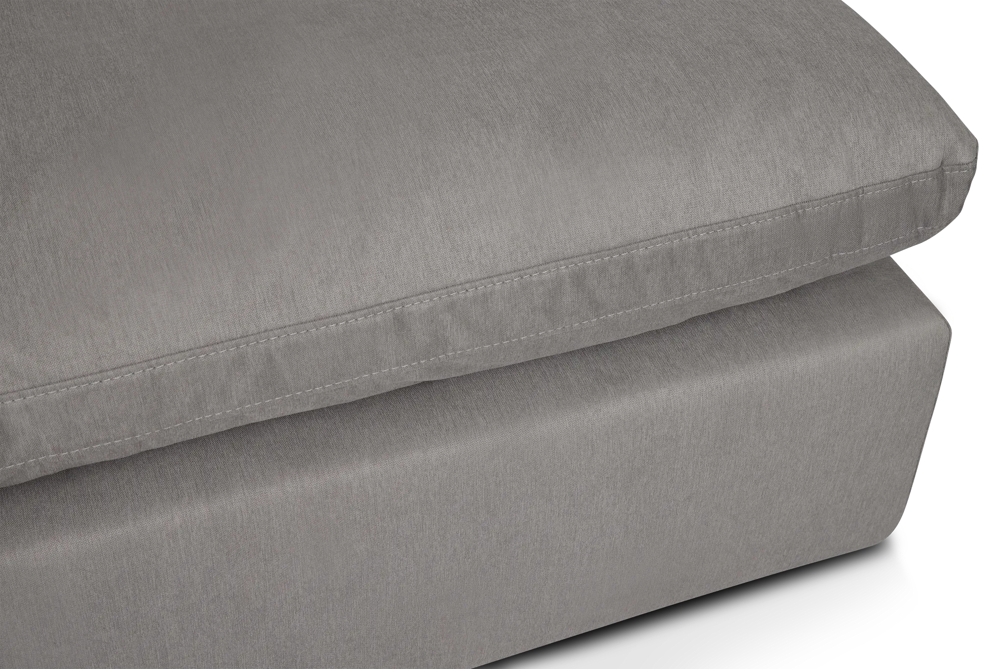 Nixon Light Gray Fabric Armless Chair