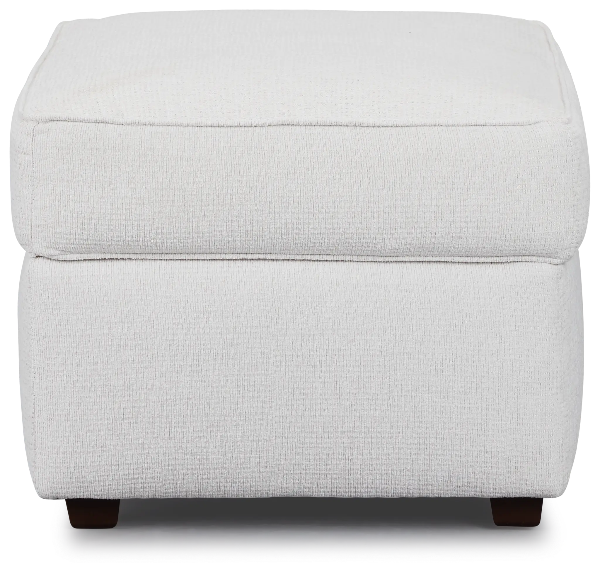 Avalon White Fabric Ottoman Avalon White Fabric Ottoman