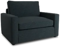 Siesta Elevation Dark Blue Fabric Innerspring Sleeper