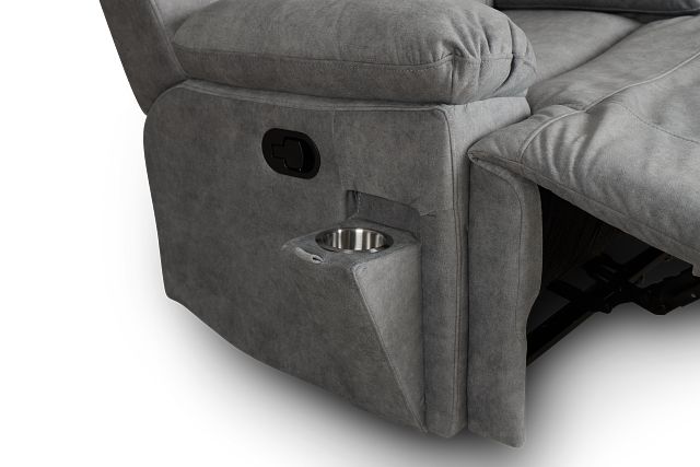 Benson Gray Micro Recliner