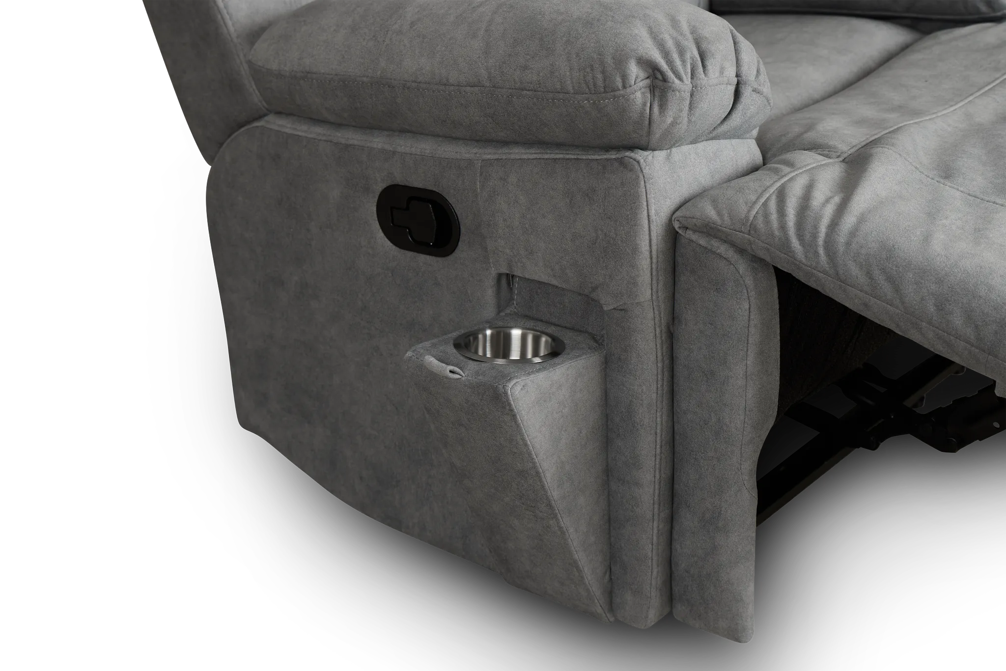 Benson Gray Micro Recliner