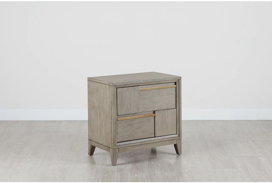 Sedona Gray Drawer Nightstand Bedroom Nightstands City Furniture
