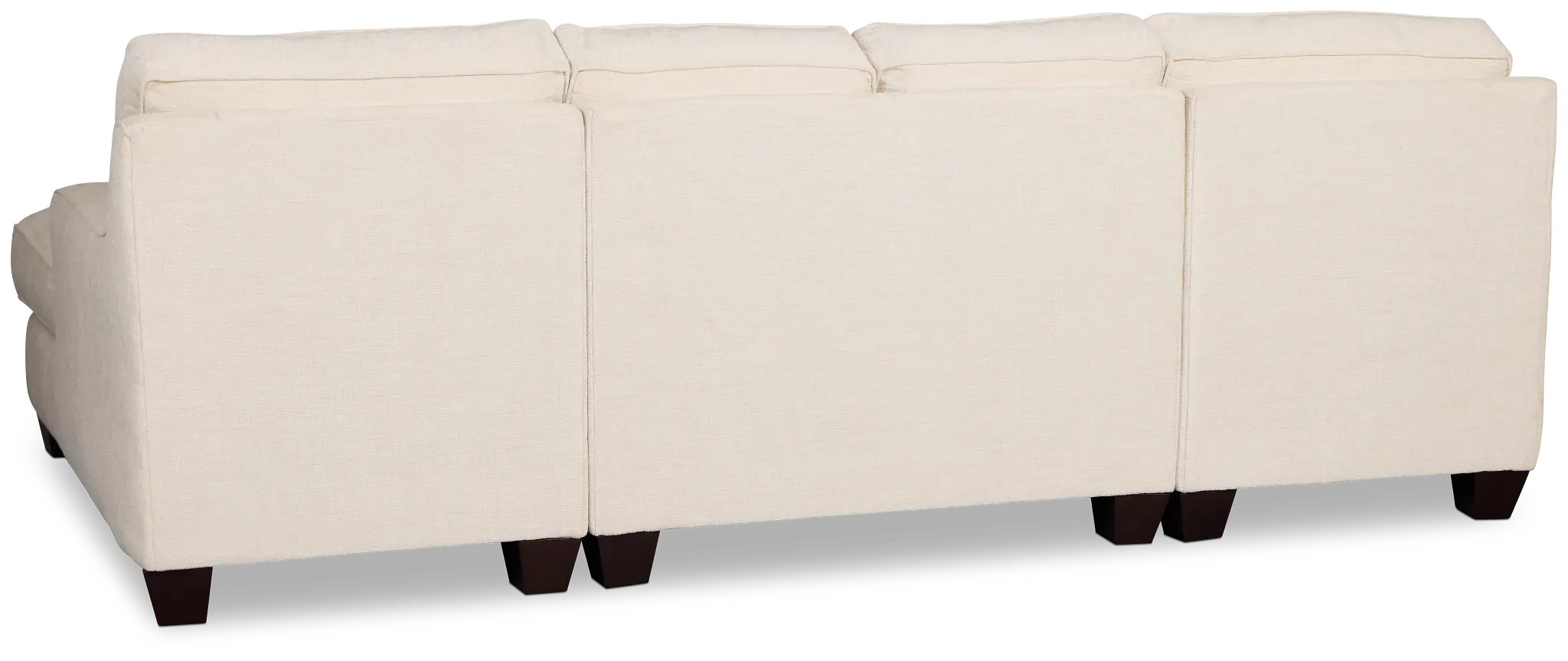 Andie White Fabric U-shaped Sectional Andie White Fabric U-shaped Sectional