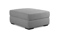 Edgewater Delray Light Gray Ottoman