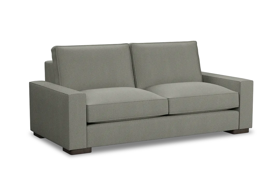 Edgewater Delray Pewter 84" Sofa W/ 2 Cushions