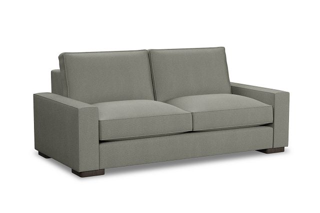 Edgewater Delray Pewter 84" Sofa W/ 2 Cushions