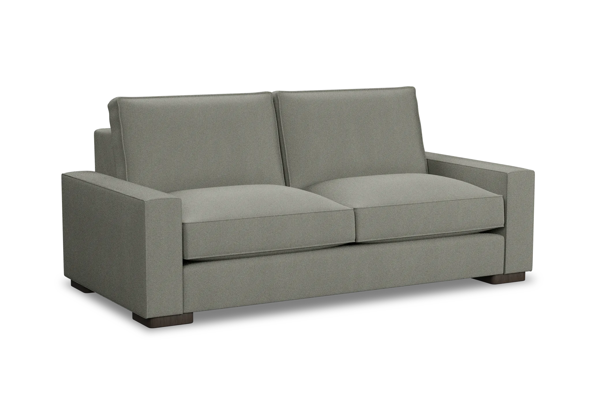 Edgewater Delray Pewter 84" Sofa W/ 2 Cushions