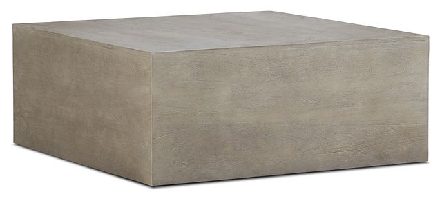 Ray Light Tone Square Coffee Table