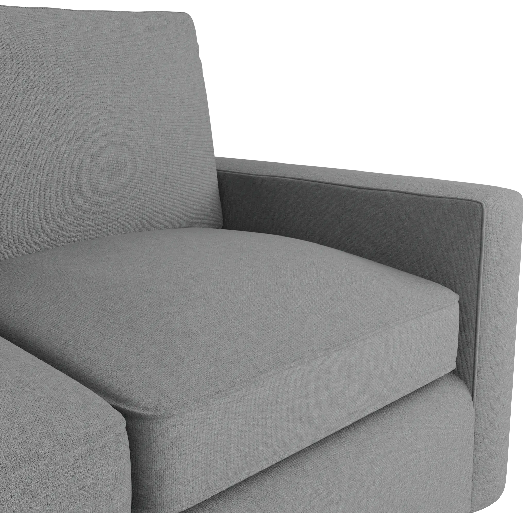 Siesta Suave Gray Fabric Memory Foam Sleeper Siesta Suave Gray Fabric Memory Foam Sleeper