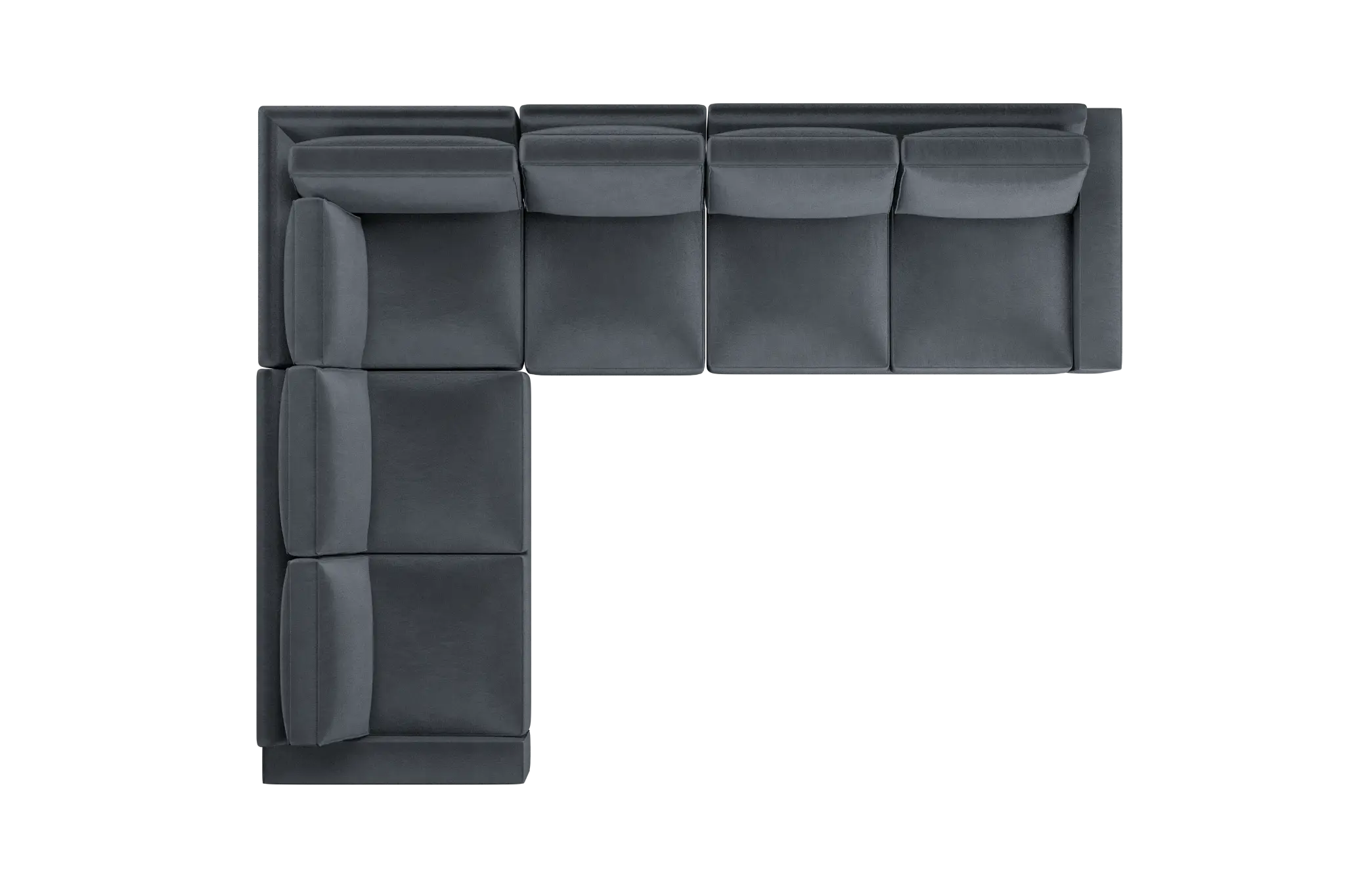 Edgewater Joya Gray Medium Two-arm Sectional Edgewater Joya Gray Medium Two-arm Sectional