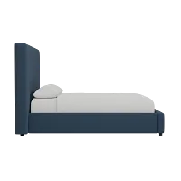 Grayton Elite Navy 54" Upholstered Platform Bed