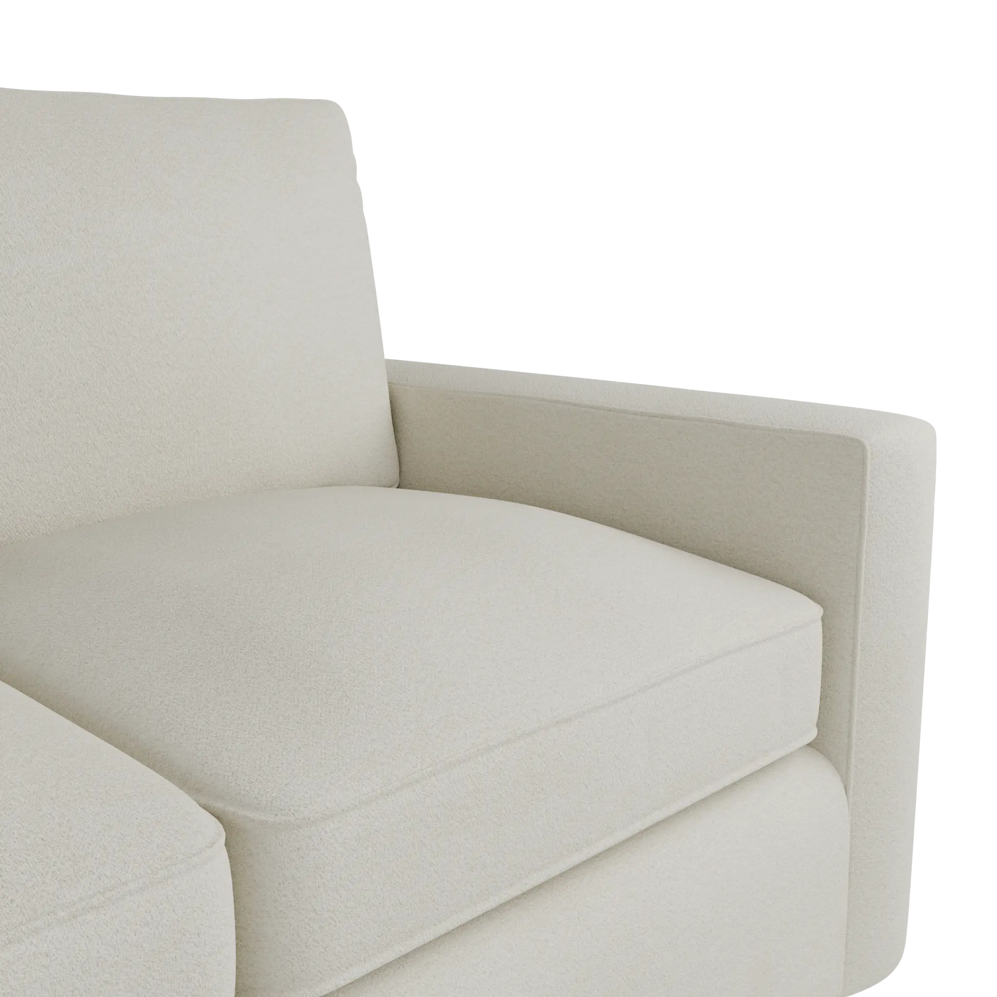 Siesta Elite Ivory Fabric Loveseat Siesta Elite Ivory Fabric Loveseat
