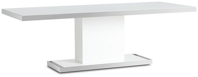 Miami White 94" Rectangular Table