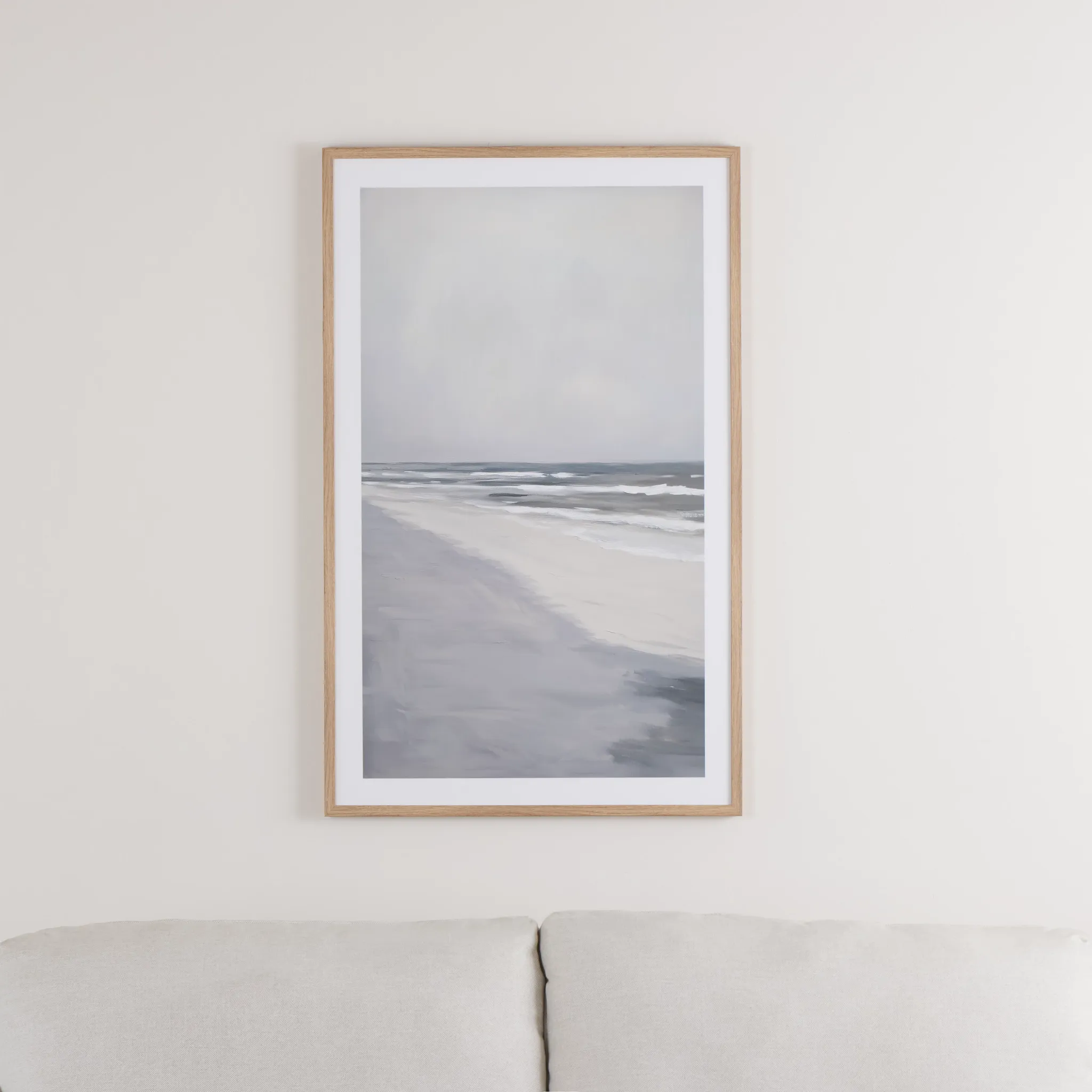 Bertha Light Blue Framed Wall Art