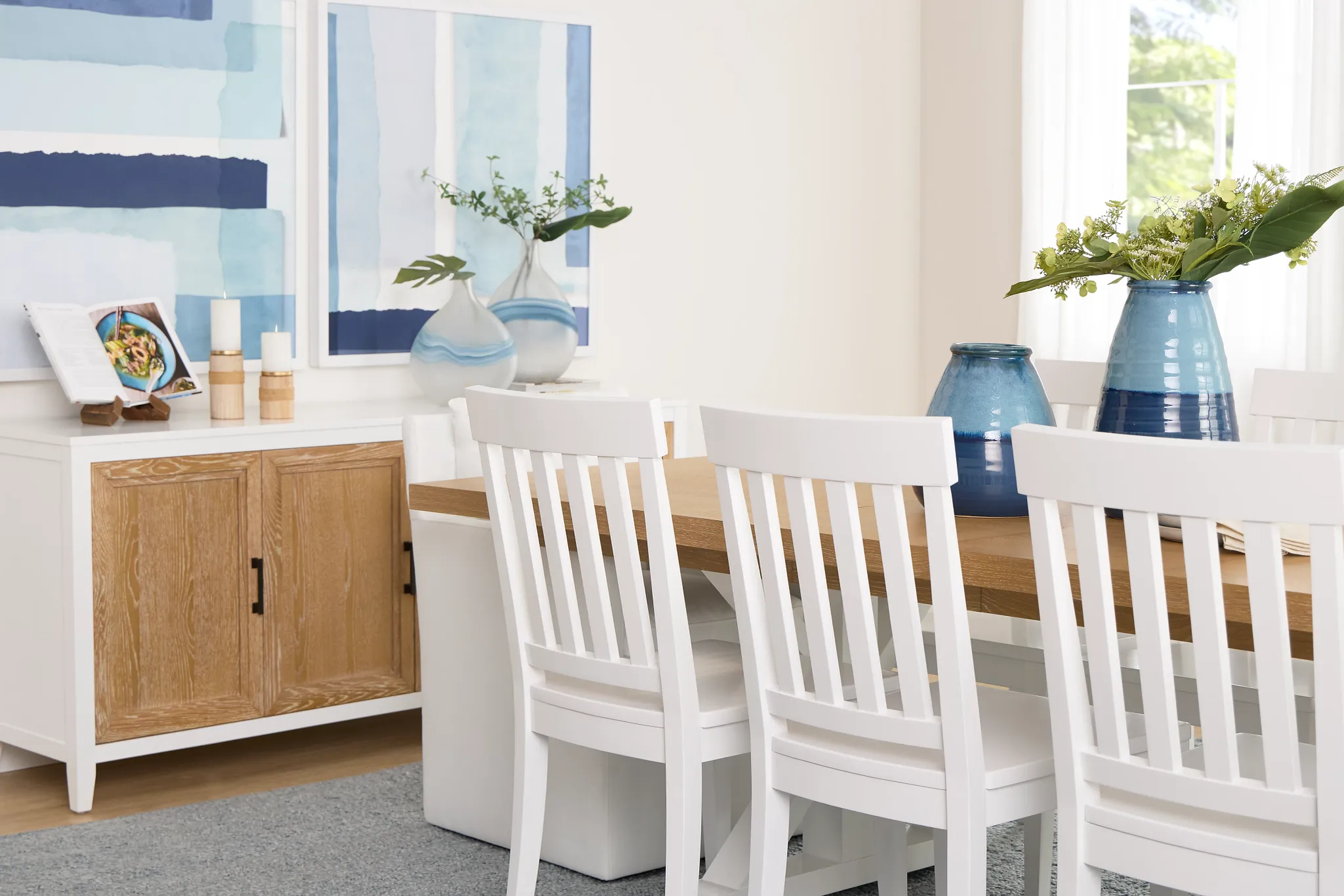 Nantucket White Wood Side Chair