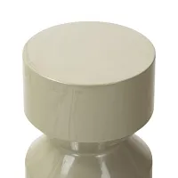 Four Hands Ara Light Green Concrete Round End Table