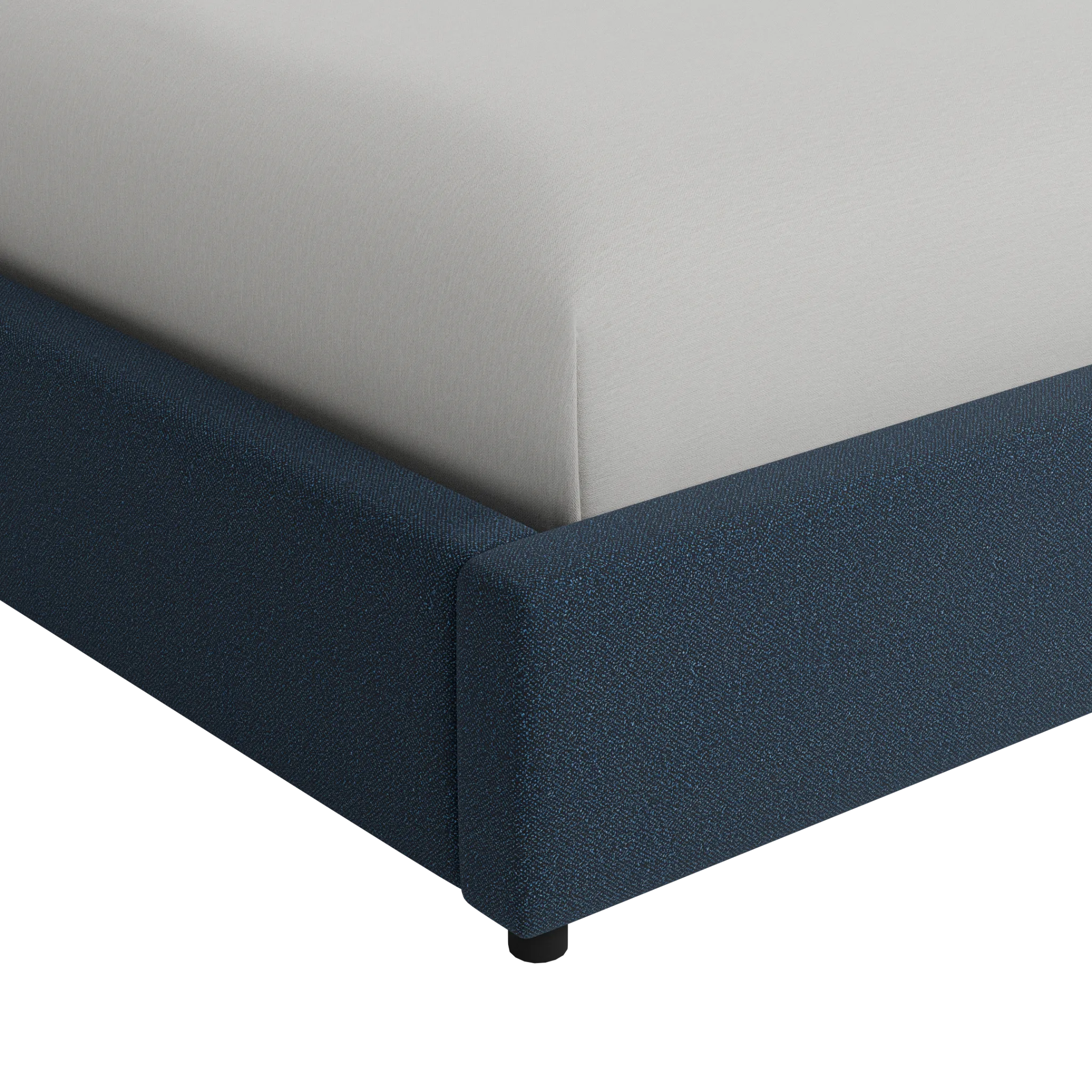 Grayton Elite Navy 54" Upholstered Platform Bed
