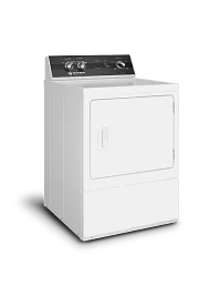 Speed Queen 3004 Series White Front Load Gas Dryer