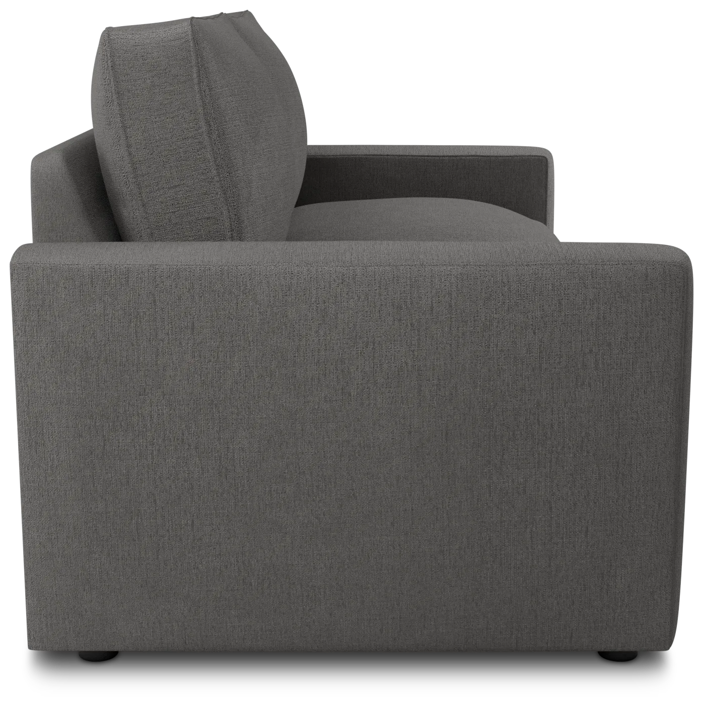 Siesta Peyton Gray Fabric Loveseat