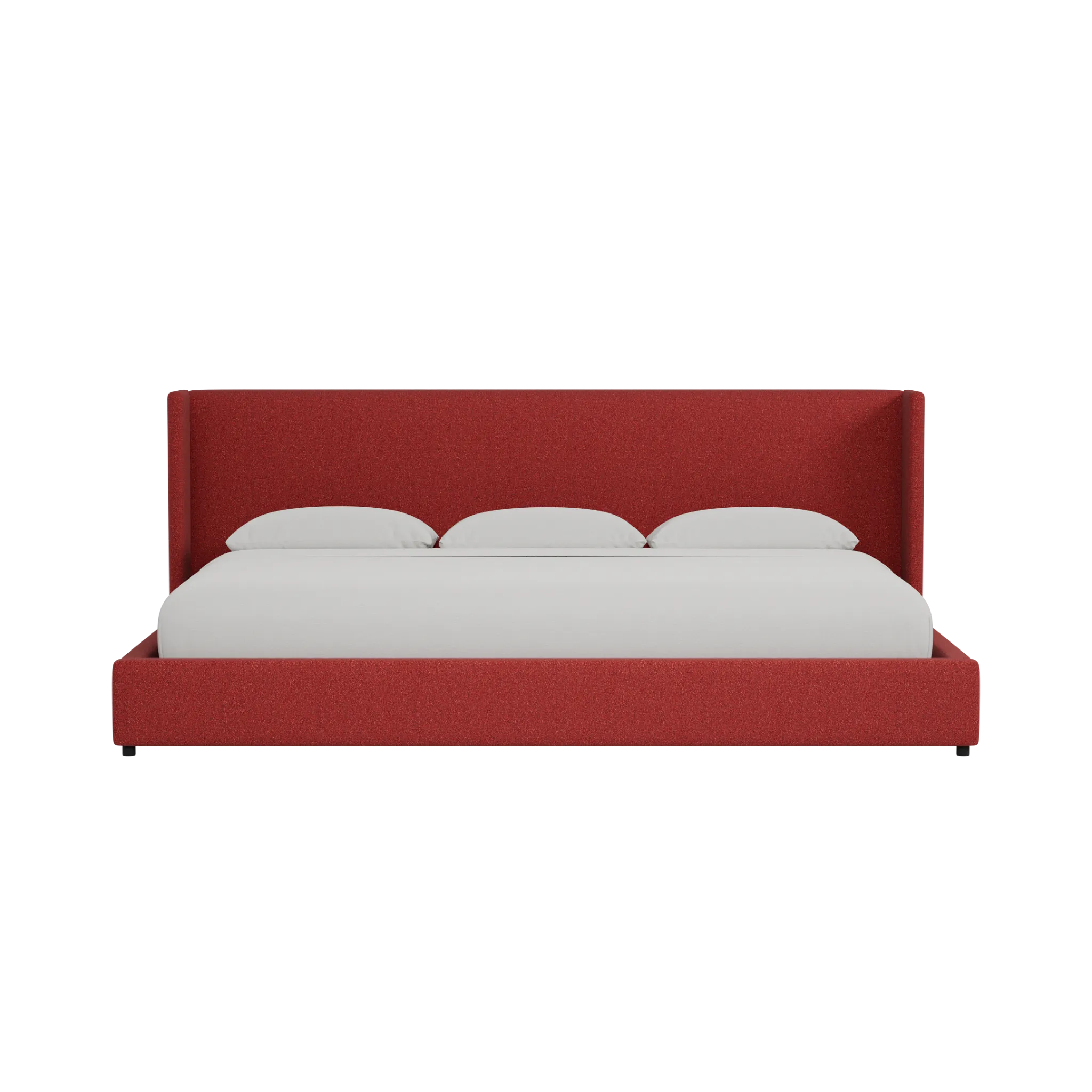 Captiva Elite Red 48" Upholstered Shelter Bed