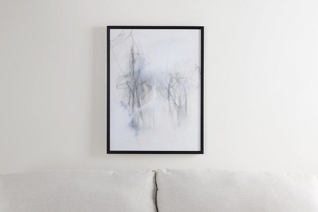 Audrina Light Gray Framed Wall Art