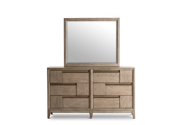 Sedona Gray Dresser & Mirror (1)