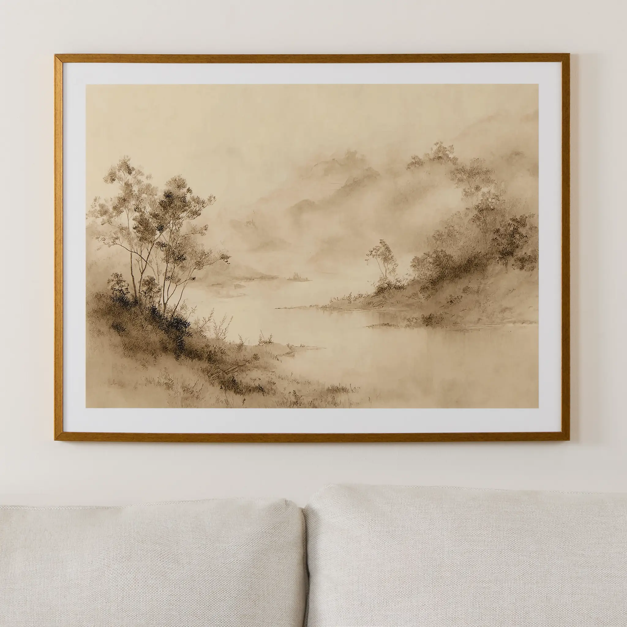 Cindi Beige Framed Wall Art Cindi Beige Framed Wall Art