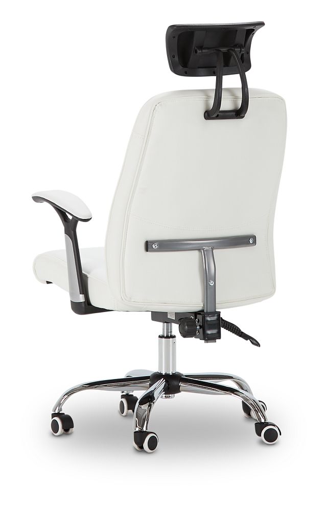 Aurora White Uph Desk Chair