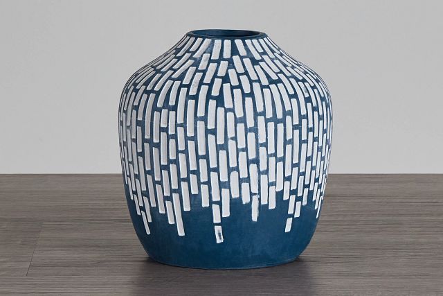 Zuma Dark Blue Medium Vase (0)