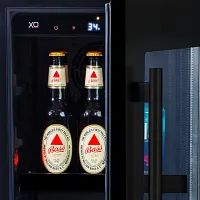 Xo Appliance 24 Series Beverage Center Black Rt Hinge Beverage Center