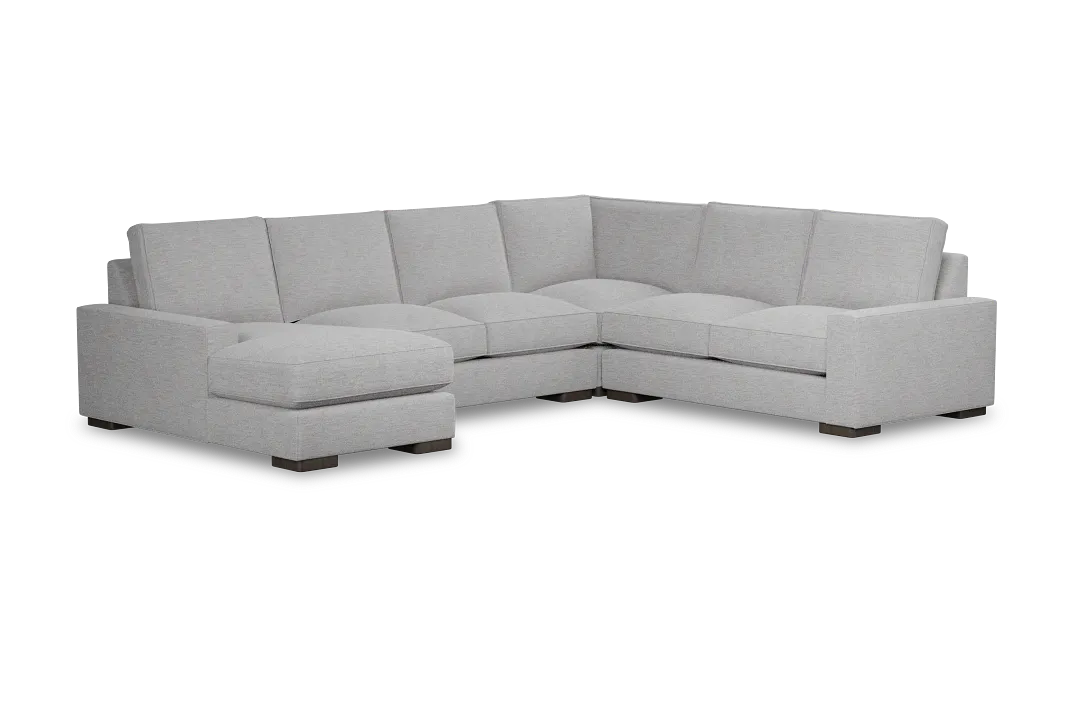 Edgewater Maguire Gray Medium Left Chaise Sectional