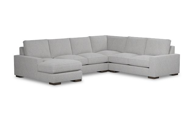 Edgewater Maguire Gray Medium Left Chaise Sectional