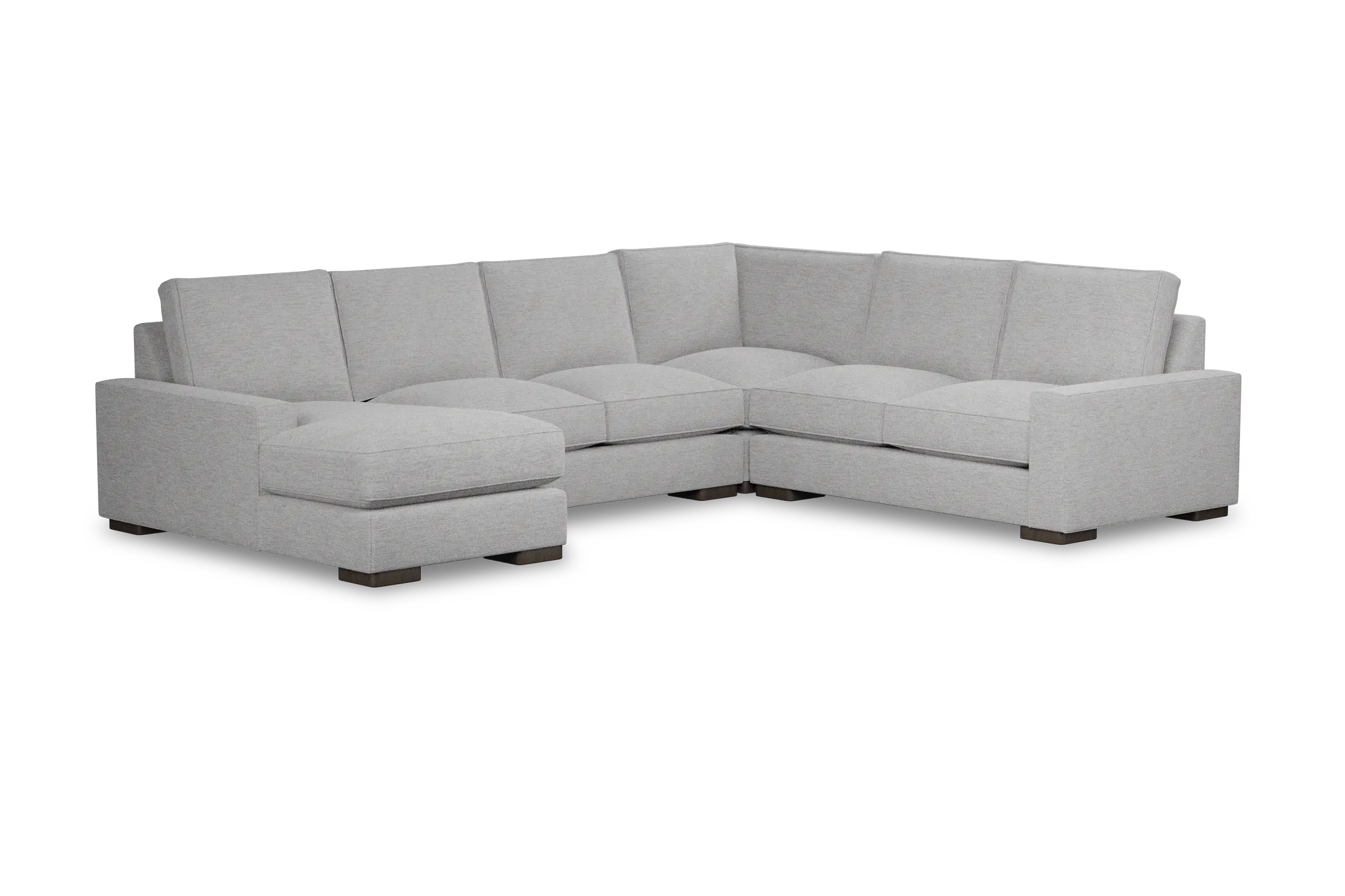 Edgewater Maguire Gray Medium Left Chaise Sectional
