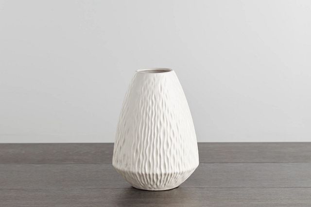 Waves White Vase (2)