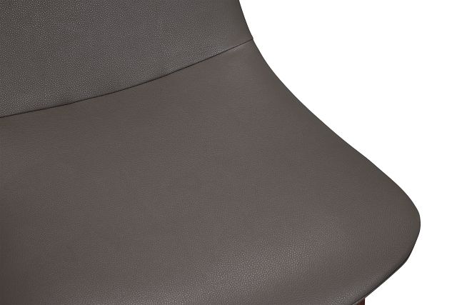 Hamilton Dark Gray Micro 30" Upholstered Barstool