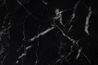 Merrick Black Round Table With 4 Black Upholstered Side Chairs