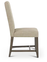 Taryn Light Taupe Upholstered Side Chair